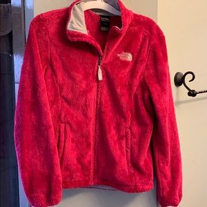North Face hot pink jacket